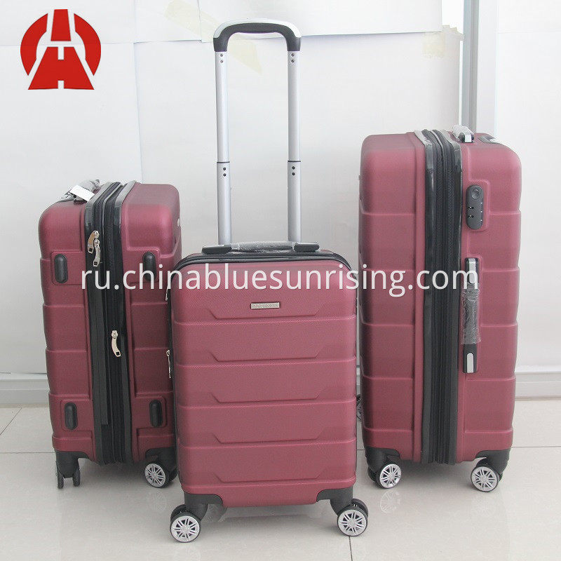 ABS PC LUGGAGE TROLLEY SET